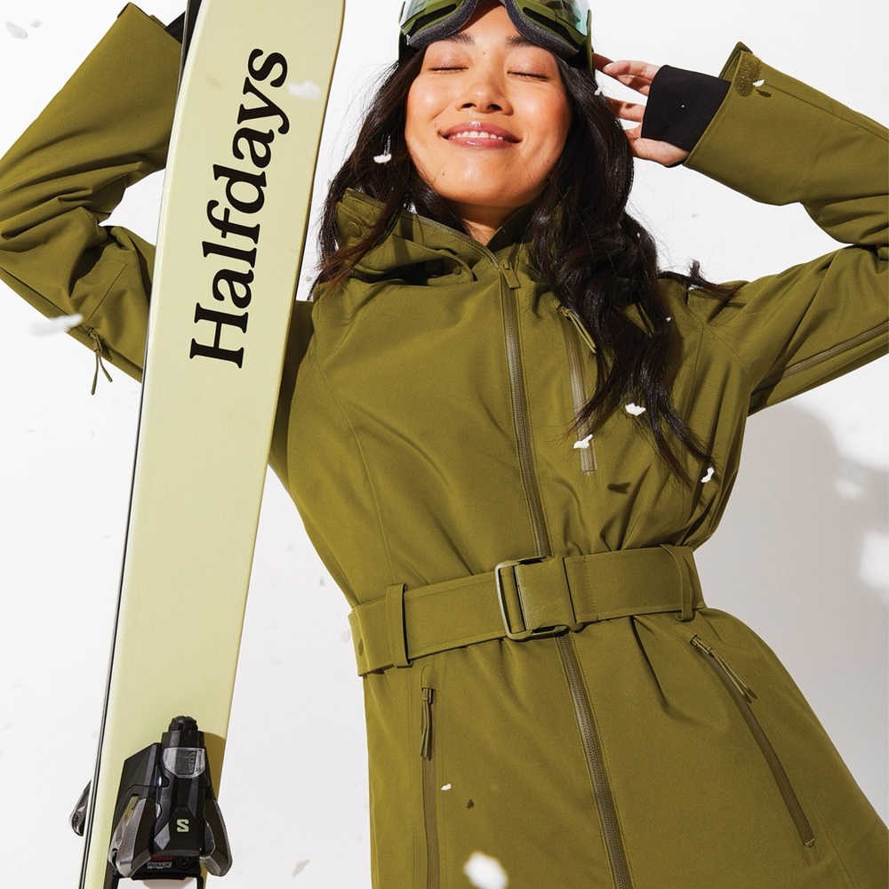 Halfdays Women's Green Ski Jacket